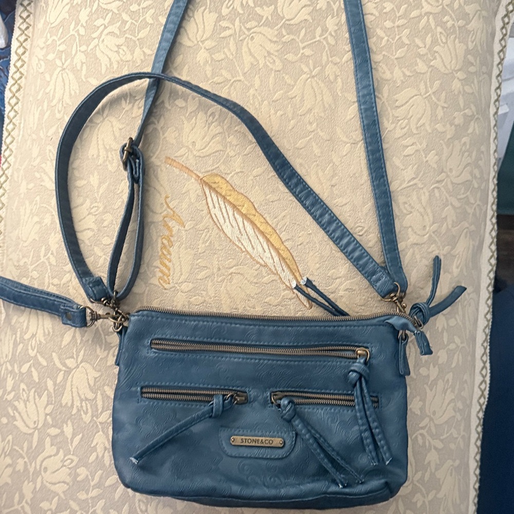 Stone & Co. Teal Crossbody Bag